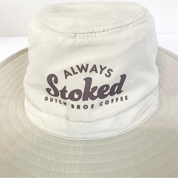 Dutch Bros Coffee Always Stoked Wide Brim Bucket Hat L/XL - Picture 4 of 7